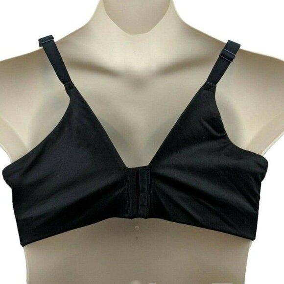 Lane Bryant Cacique Bra Backsmoother Lightly Lined Balconette Size 40DDD Black - Picture 4 of 9